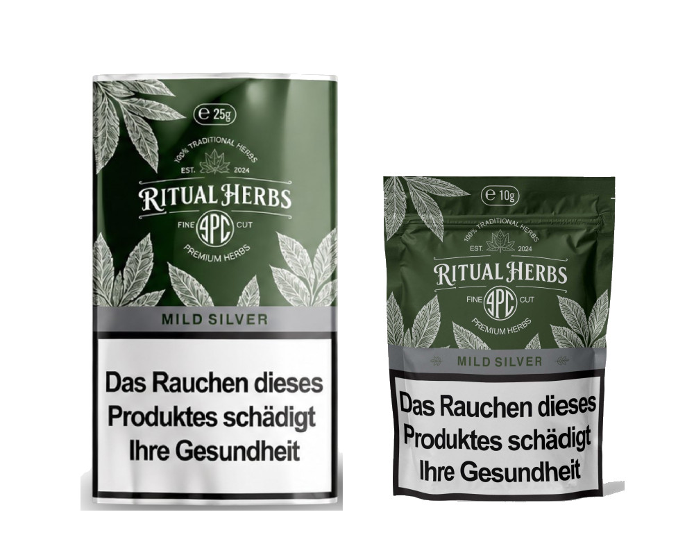 Ritual Herbs Mild Silver Feinschnitt in 25 g und 10 g
